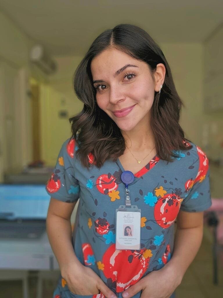 Catalina Alejandra Sandoval Barrios, matrona en MarianaCentro, Providencia